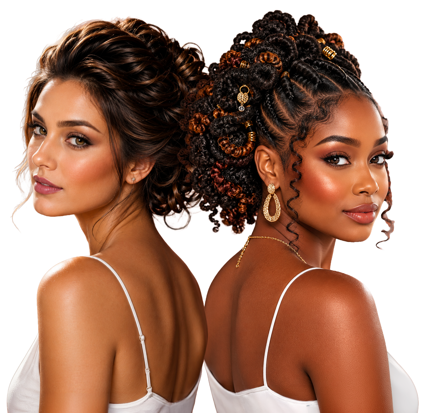 Editorial illustration of Travel Vanity models